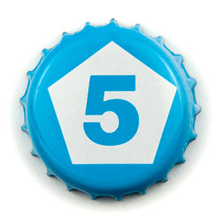 Five Points Brewing Co blue crown cap